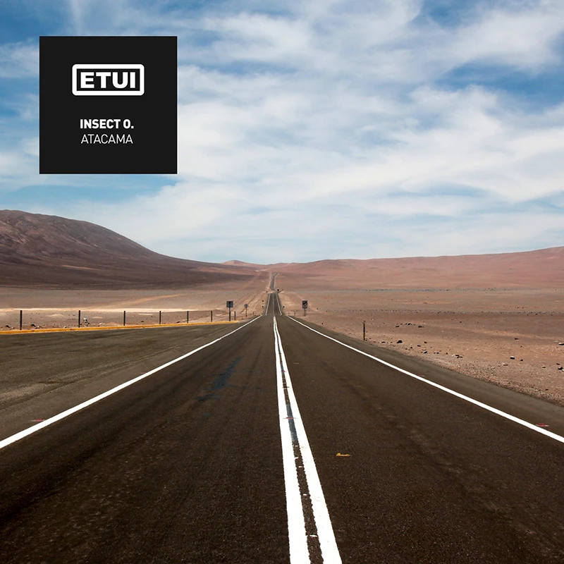 Artwork for Atacama: a long empty street at the atacama dessert and clouds in the sky