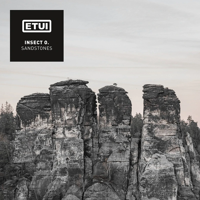 sandstone mountains in the evening